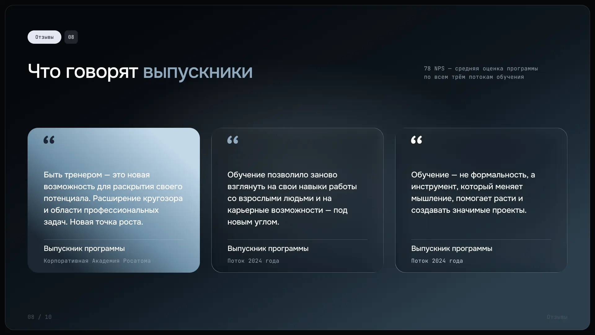 Презентация программы «Академия тренеров» · 8